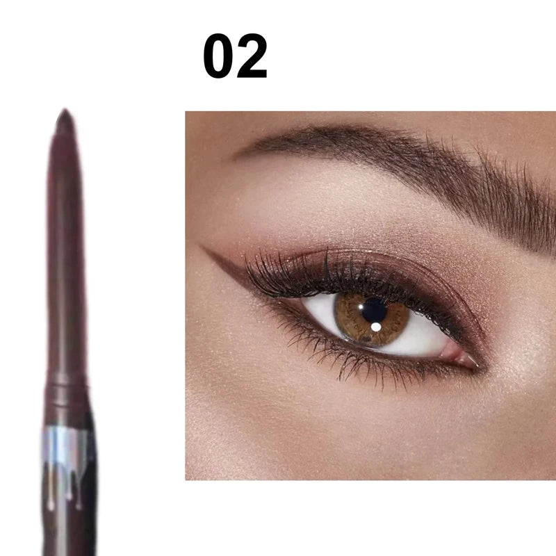 Sexy Brown Eyeliner Quick Dry Waterproof Matte Eyeliner Pen Long-Lasting, Smooth Application, Perfect For Versatile Eye Makeup